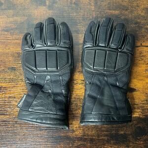 Thinsulate Insulation Black Leather Ski Snowmobile Gloves Sz Small 100 gram